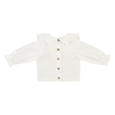 Блузка с воротником Mimilav молочный 01